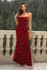 The Clara Sequin Backless Split Maxi Dress