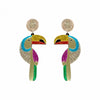 Tropical Parrot Earrings