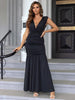 Meet Me At The Party Ruched Sleeveless Maxi Dress