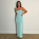 Robe longue dos nu
