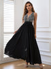 Arabella Sequin Sleeveless Maxi Dress