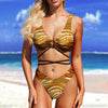 Golden Tiger Tie Me Up Two Piece Bikini