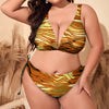 Golden Tiger Plus Size Bikini