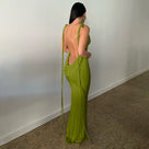 Robe longue dos nu