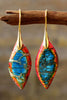 Handmade Nerys Natural Stone Dangle Earrings