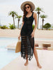 Own The Beach Drawstring Waist Cover Up Dress