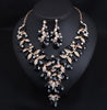 Bold Brilliance Rhinestone Necklace and Earrings Set
