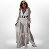 Beach Goddess White Maxi Dress
