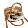 Round Wicker Bag