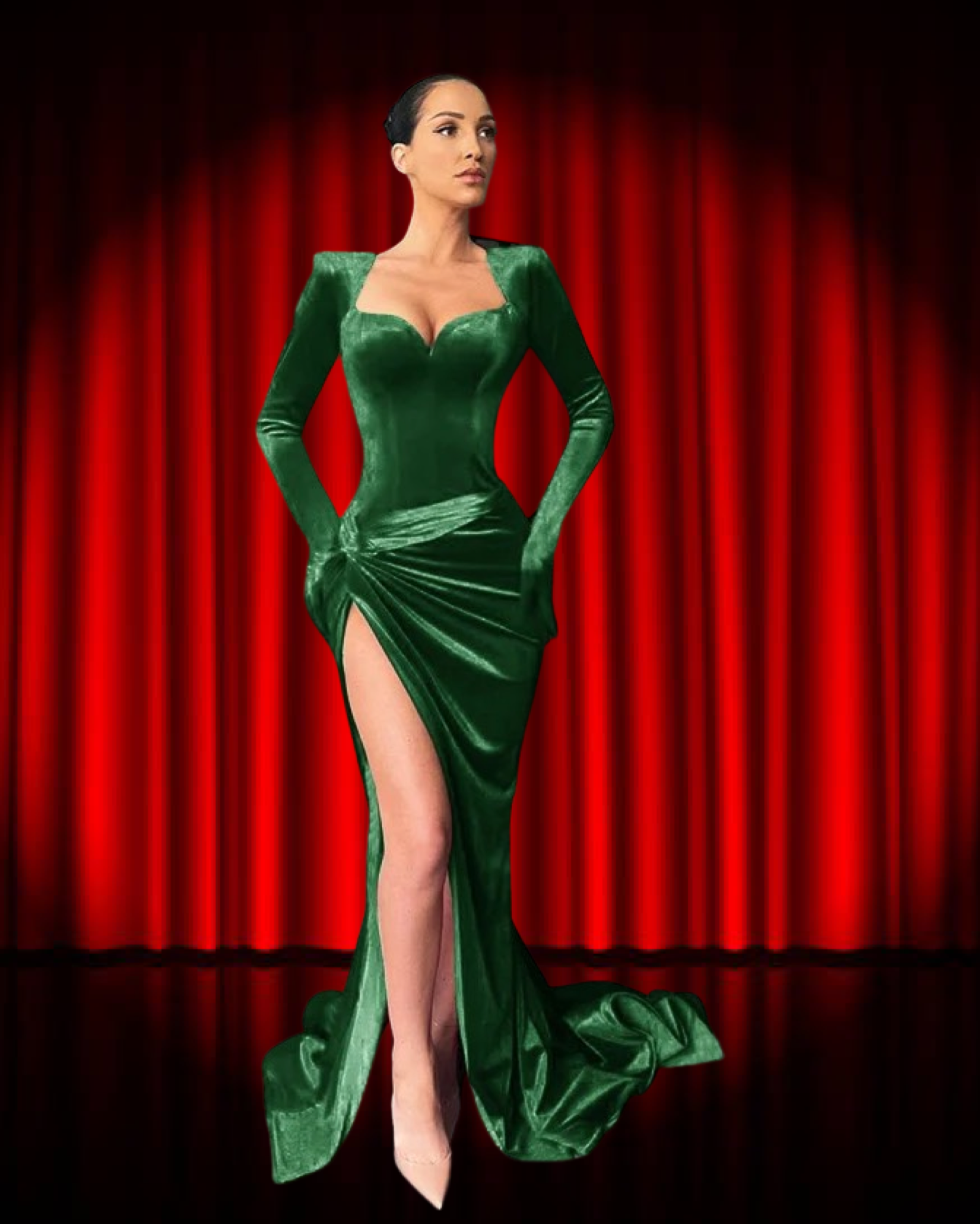 The Jessica Gown-Green Green / S The Jessica Gown-Green Green / S