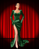 The Jessica Gown-Green