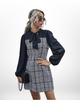 Robe courte en tweed