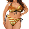 Golden Tiger Plus Size String Bikini