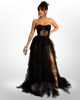 Sheer Elegance Floor Length Dress