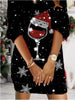 Holly Jolly Christmas Cabernet Dress