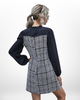 Robe courte en tweed