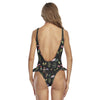 Dark Garden Ruffled One Piece Swimsuit