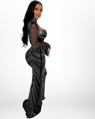 Glamour Goddess Gown~Black