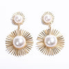 Fan Of Pearl Earrings