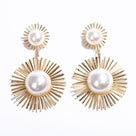 Boucles D'oreilles Eventail De Perles