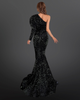 The Destiny One Shoulder Sequin Gown