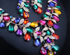 Bold Brilliance Rhinestone Necklace and Earrings Set