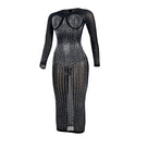 Diamonds Are Forever Midi Dress