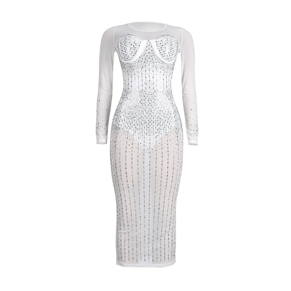 Diamonds Are Forever Midi Dress
