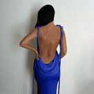 Robe longue dos nu