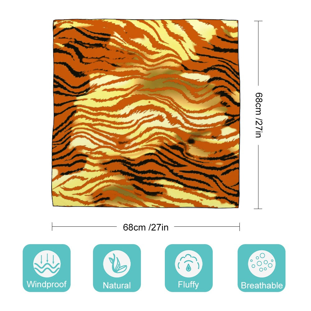 The Golden Tiger French Scarf