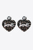 Beaded LOVE Earrings