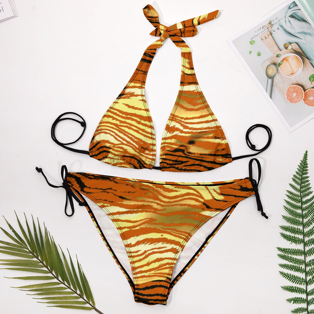 Golden Tiger Plus Size Bikini