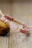 My Love Rose Quartz Heart Beaded Bracelet