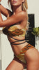 Golden Tiger Tie Me Up Two Piece Bikini