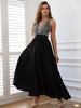 Arabella Sequin Sleeveless Maxi Dress