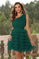 The Valentina One-Shoulder Sleeveless Dress