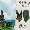 Meet Me In Bali One Piece Swimsuit and Sarong